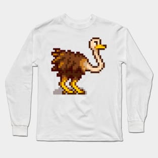 Stardew Valley Ostrich Long Sleeve T-Shirt